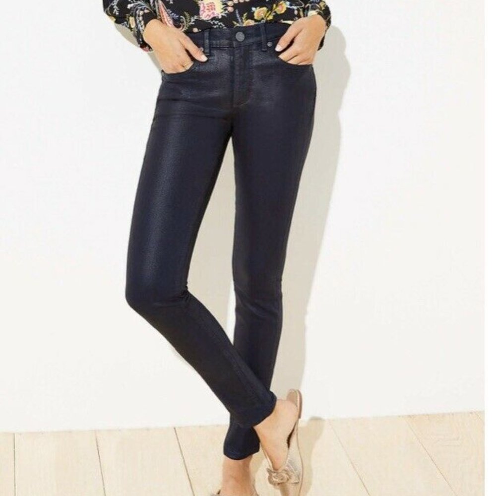 NWT Women's Coated Slim Pocket Skinny Jeans